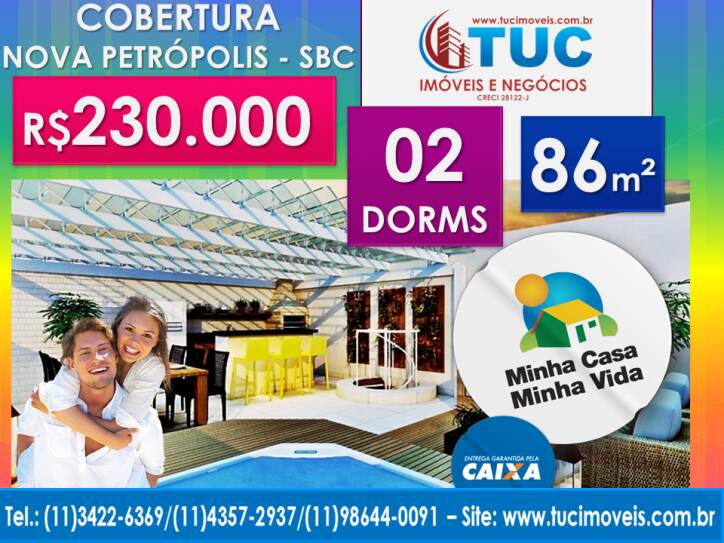 #2031 - Cobertura para Venda em São Bernardo do Campo - SP